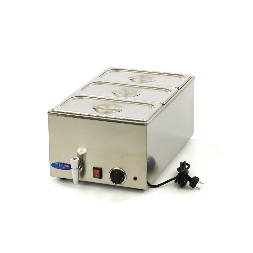 Bain Marie kraanikaussi - sh 3 x 1/3 GN komplekt