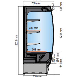 Külmriiul LIDO SL +3°C/+5°C