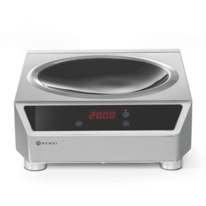 Induction wok model 3500, HENDI, Profi Line, induction unit, 230V/3500W, 340x450x(H)130mm