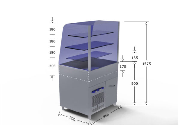 Külmvitriin Liisa 800