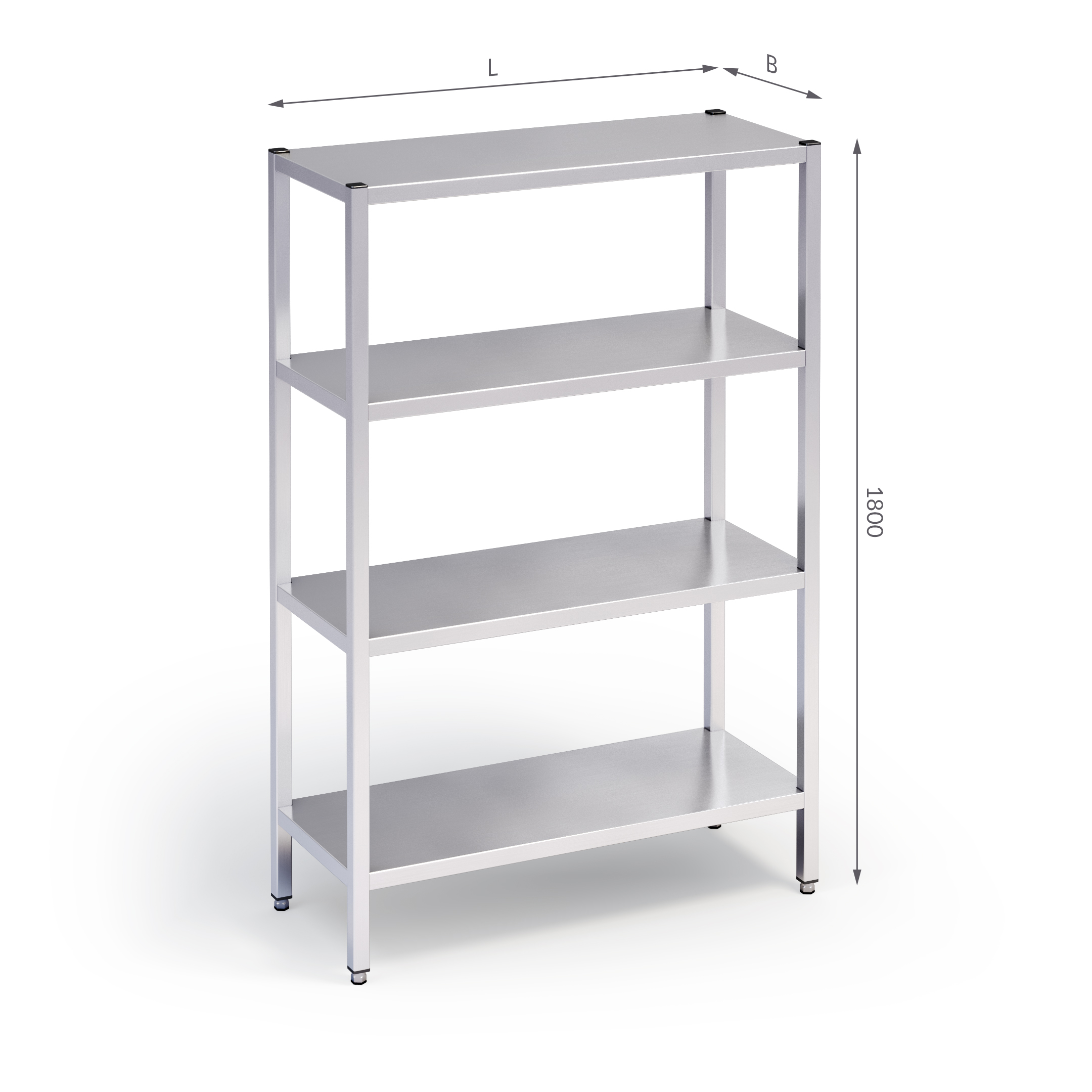 Põrandariiul PR-15/5/18