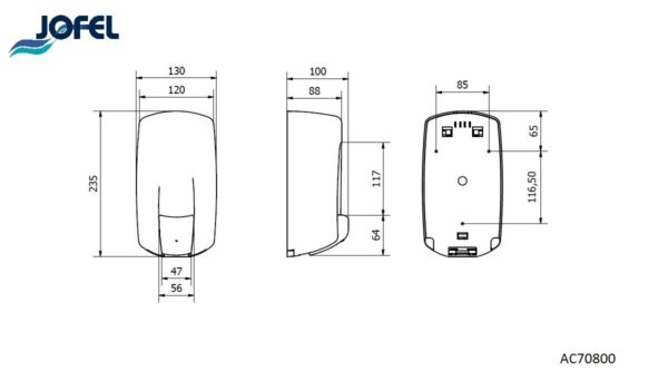 Seebidosaator Jofel AITANA nikeldatud