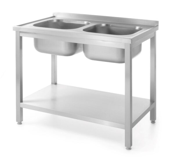 Laud kahe valamu ja riiuliga 10/6