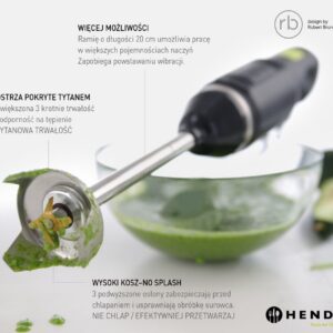 Stick blender HENDI BLEND, HENDI, designed by Robert Bronwasser, 230V/250W, ⌀71x(H)450mm