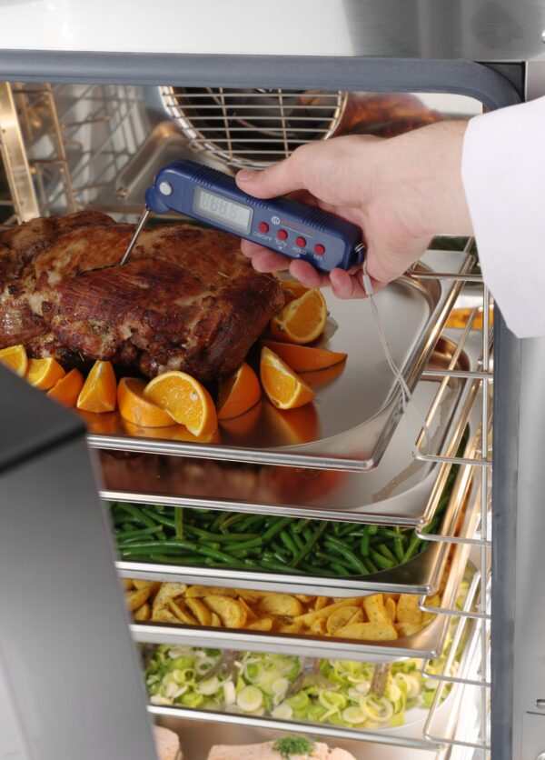 Digitaalne termomeeter kokkupandava sondiga