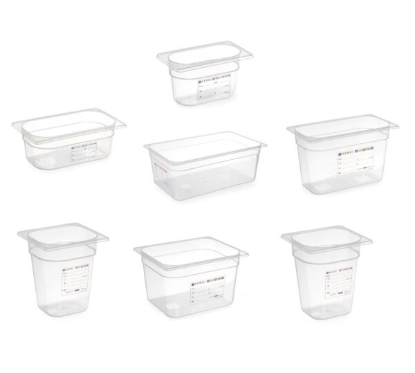 Polüpropüleenist GN HACCP nõud