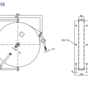 Voolikurull Maxireel M15