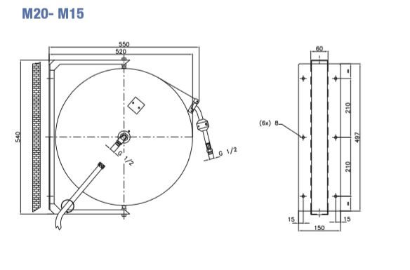 Voolikurull Maxireel M15 - Image 8
