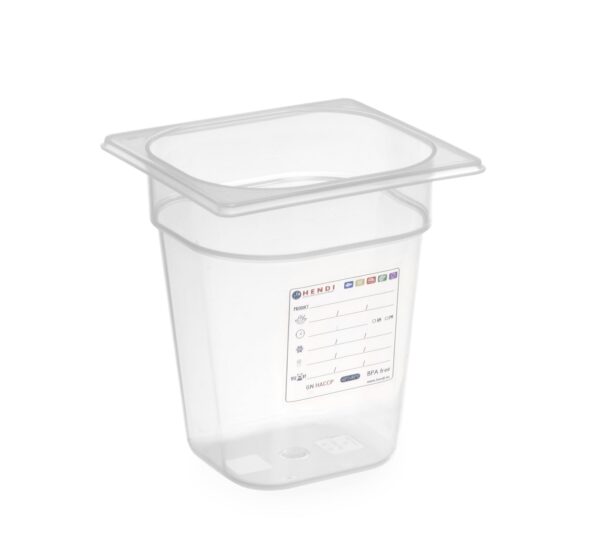 Polüpropüleenist GN-nõud 1/6