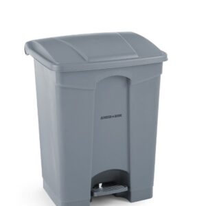 Pedal bin, AmerBox, 68L, Light grey, 490x410x(H)660mm