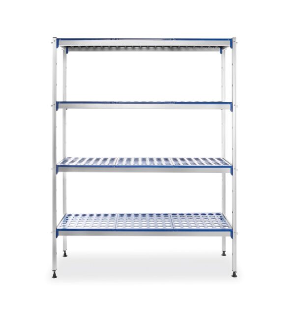 Kokkupandav alumiiniumist riiul Hendi