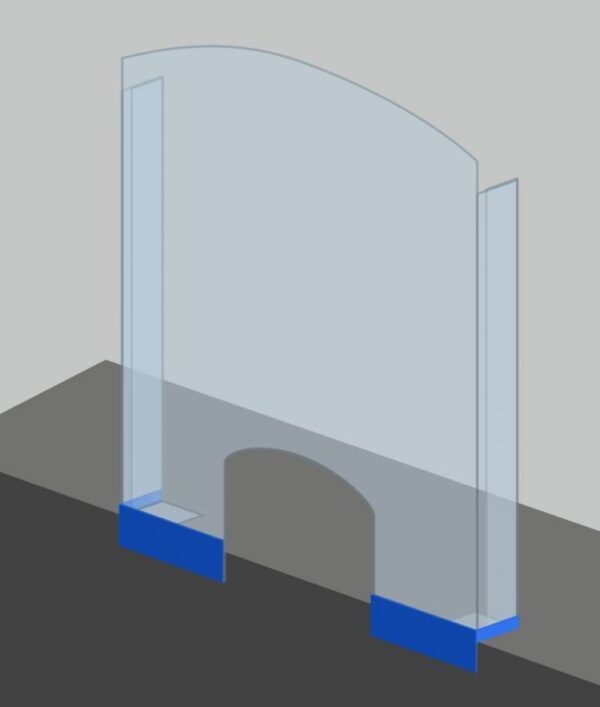 Teenindaja kaitseklaas