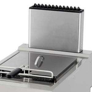 Heavy Duty Deep Fryer - 1 x 12L - Single Unit - 70cm Deep - with Drain Tap - Gas - Image 5