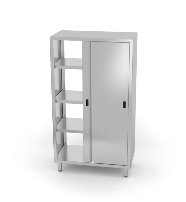 Roostevabast terasest lükandustega kapp Hendi