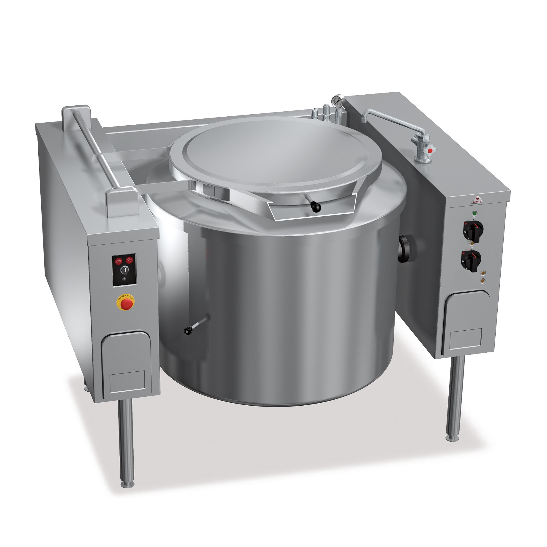 Kallutatav keedukatel Bertos E9P20IR 200L