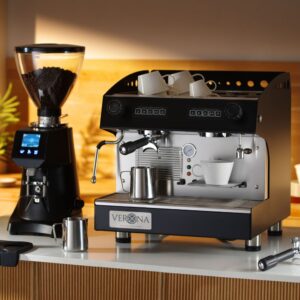 Coffee machine Julia Compact, 2-group, automatic, Verona, Black, 230V/2700W, 475x563x(H)530mm