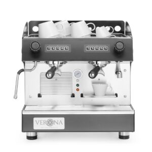 Coffee machine Julia Compact, 2-group, automatic, Verona, Black, 230V/2700W, 475x563x(H)530mm