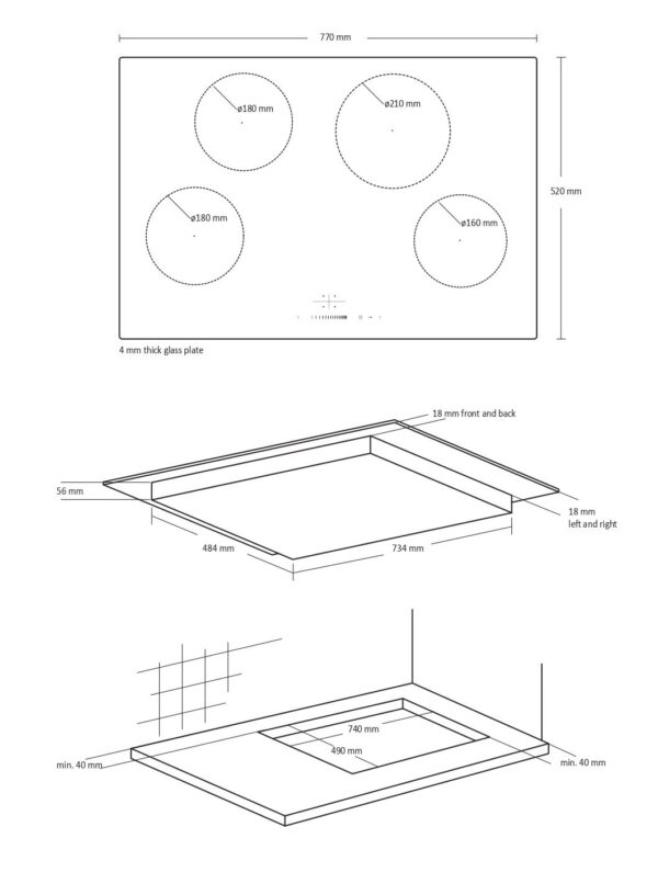Induktsioonplaat Scandomestic -1