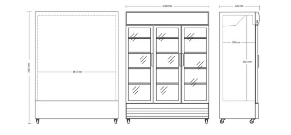 Vitriinkülmik Scandomestic