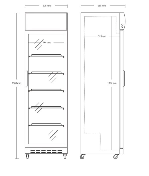 Vitriinkülmik Scandomestic