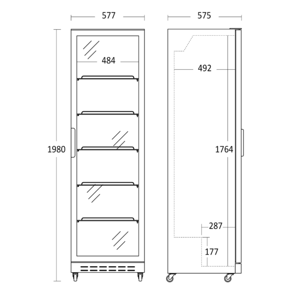 Vitriinkülmik Scandomestic