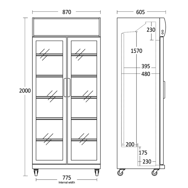Vitriinkülmik Scandomestic