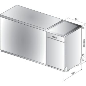 Nõudepesumasin Whirlpool inox