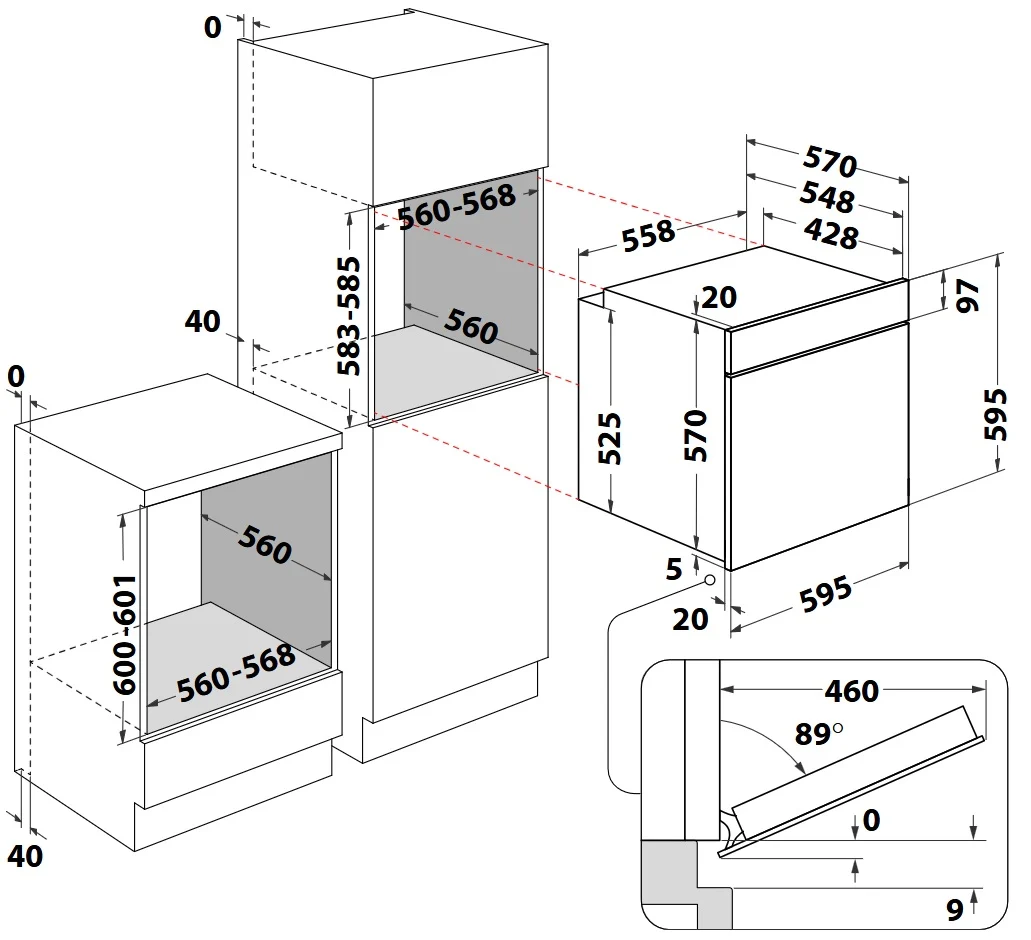 Integreeritav ahi Indesit - Image 4