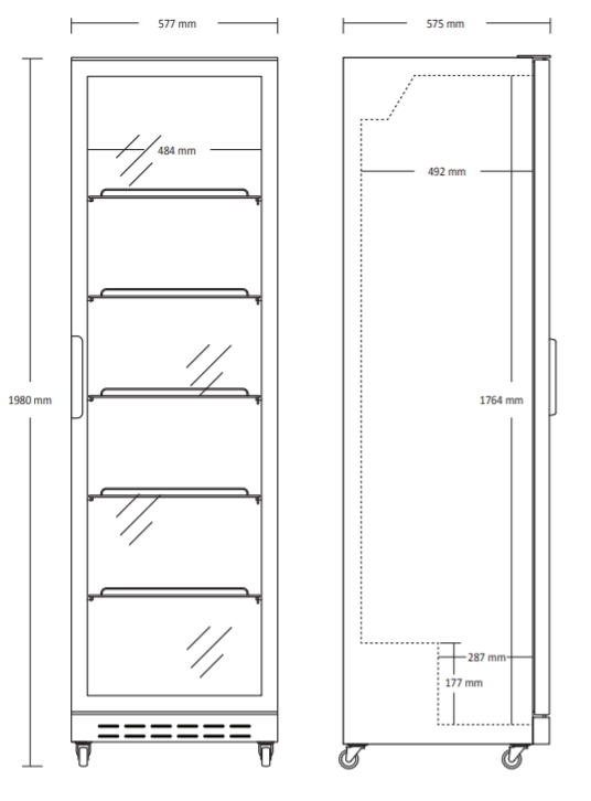 Vitriinkülmik Scandomestic
