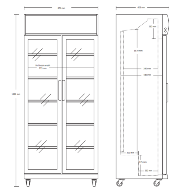 Vitriinkülmik Scandomestic