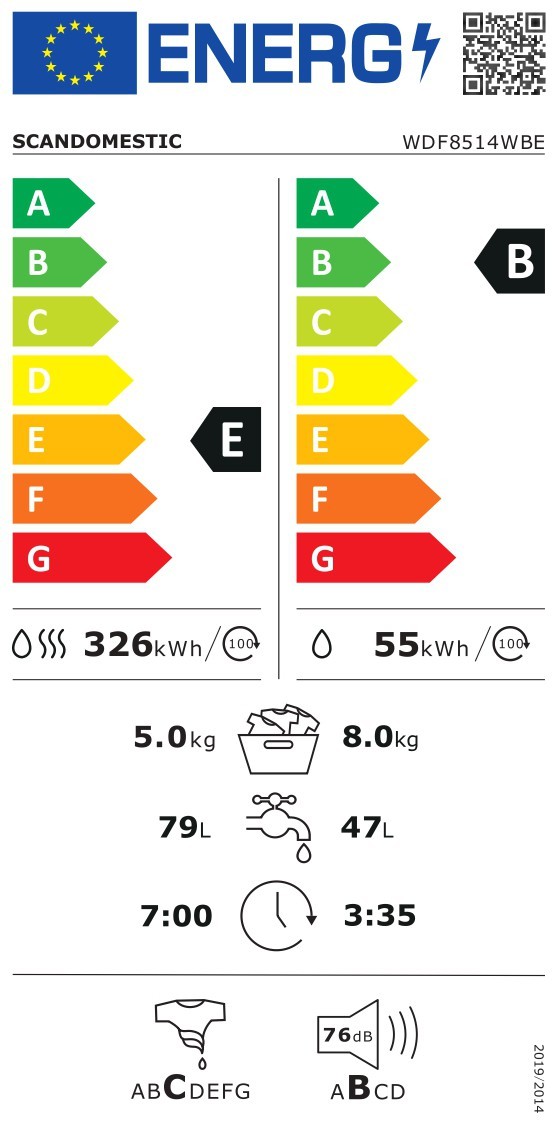 Kuivatiga pesumasin Scandomestic - Image 3