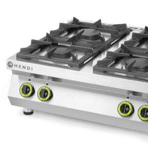 Gaasipliit 4 põletiga – HENDI Kitchen Line