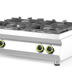 Gaasipliit 4 põletiga – HENDI Kitchen Line