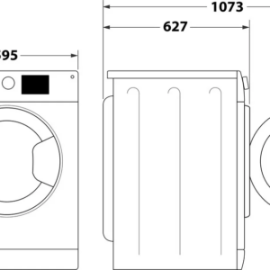 Eestlaetav pesumasin Whirlpool