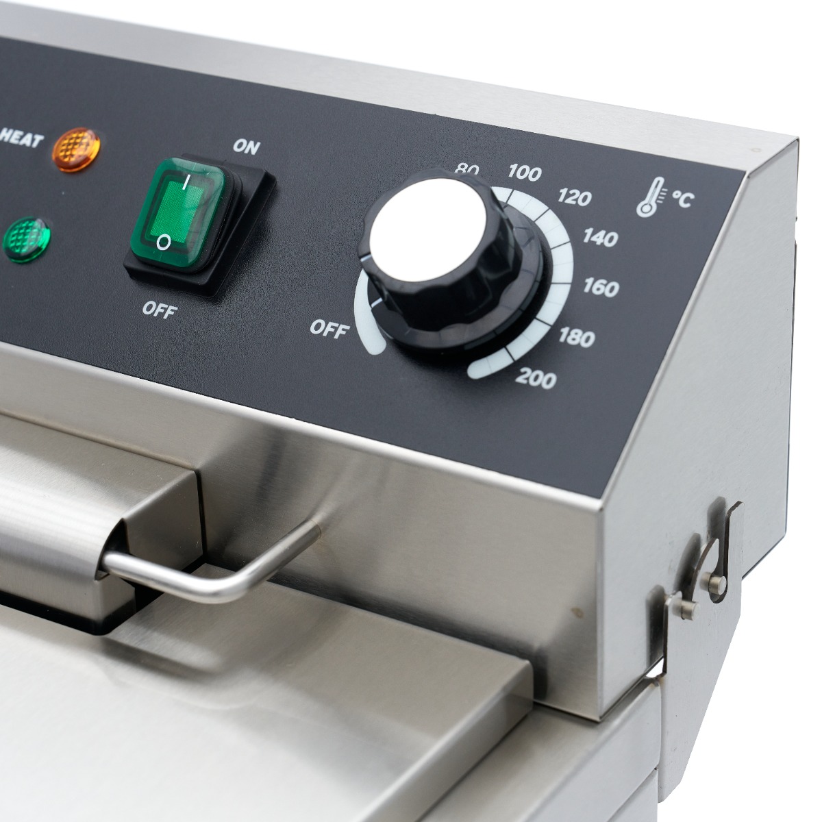 Fritüür - 16L - 1 korv - tühjenduskraaniga ja alusega - 230V - Image 9