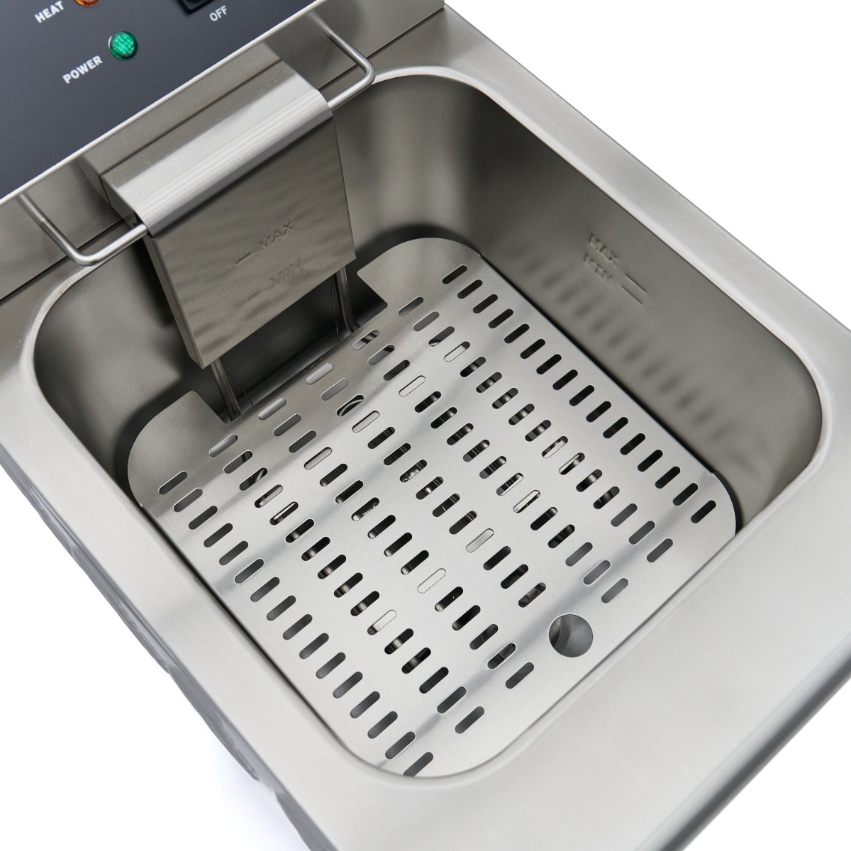 Fritüür - 16L - 1 korv - tühjenduskraaniga ja alusega - 230V - Image 12