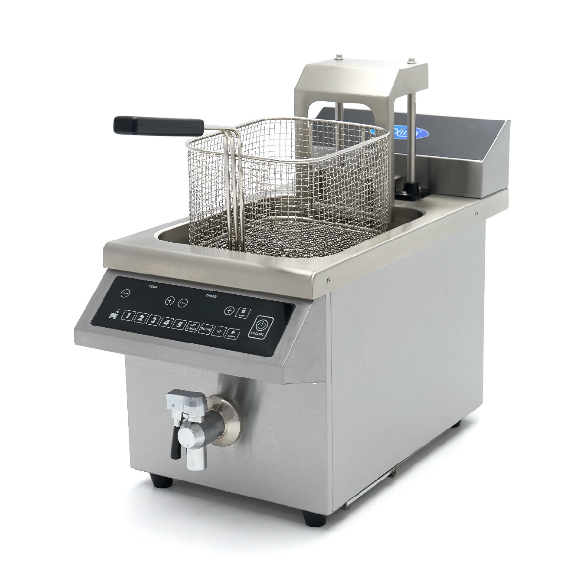 Fritüür - 8L - 1 korv - induktsioon - tõstesüsteem - tühjenduskraaniga - Image 3