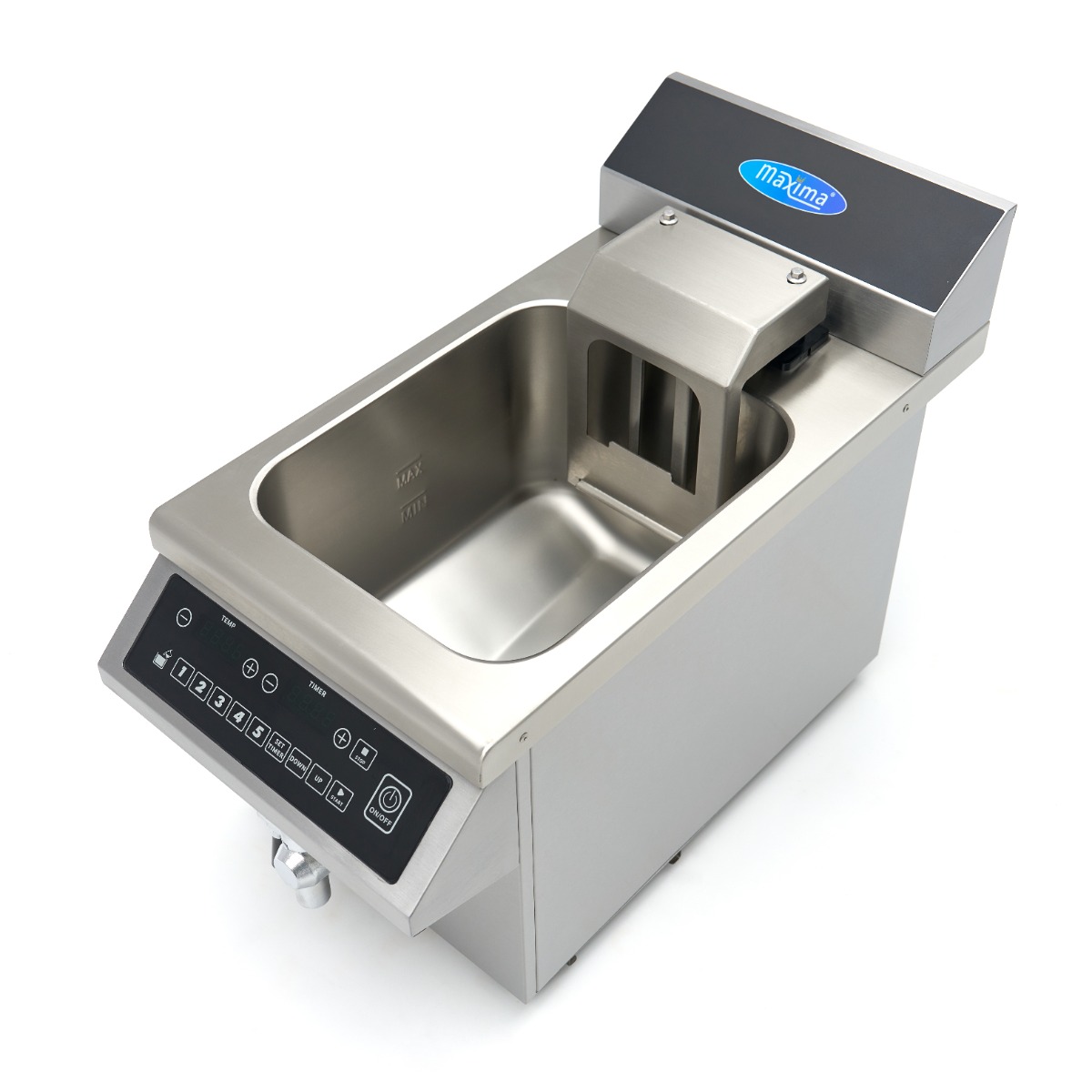 Fritüür - 8L - 1 korv - induktsioon - tõstesüsteem - tühjenduskraaniga - Image 12