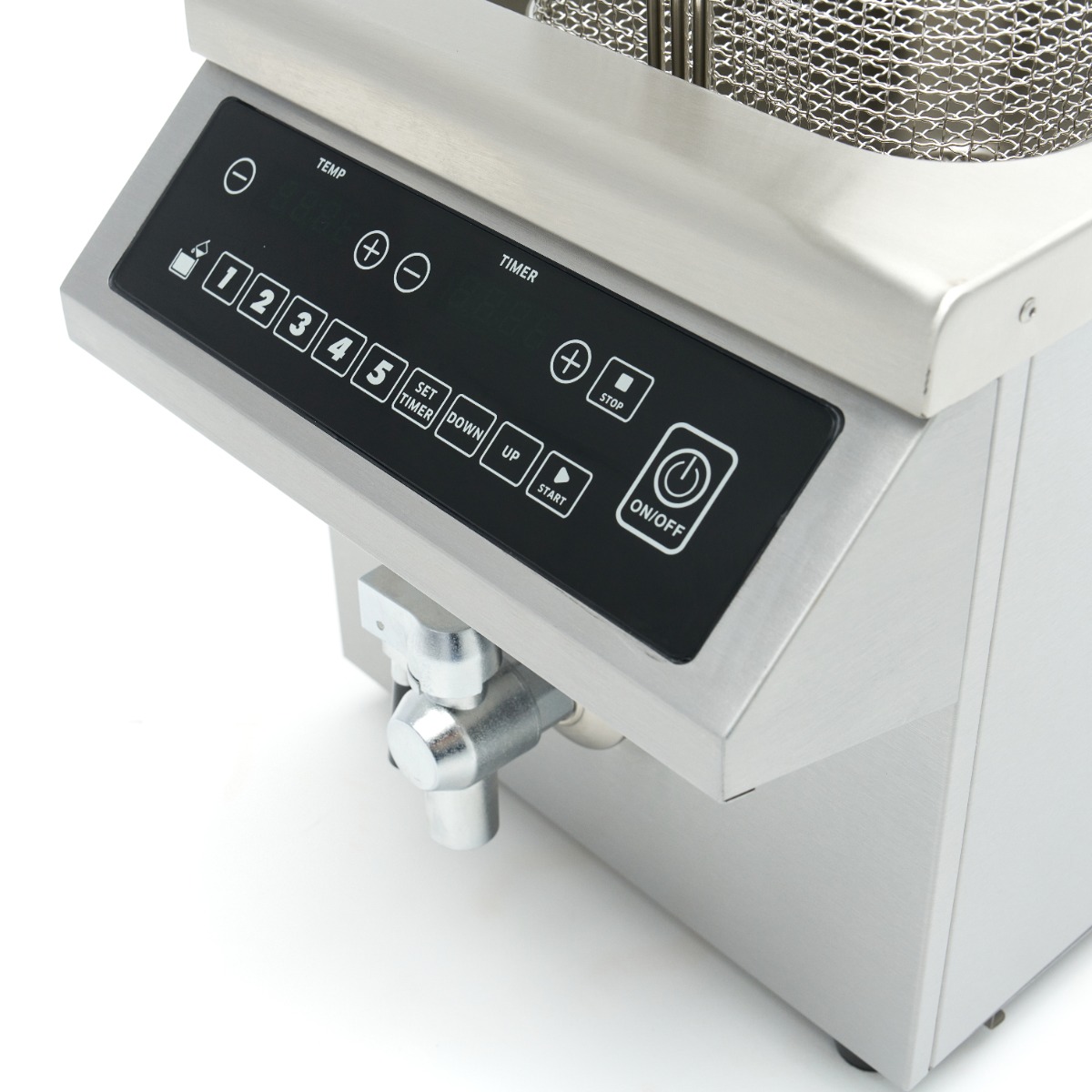 Fritüür - 8L - 1 korv - induktsioon - tõstesüsteem - tühjenduskraaniga - Image 18