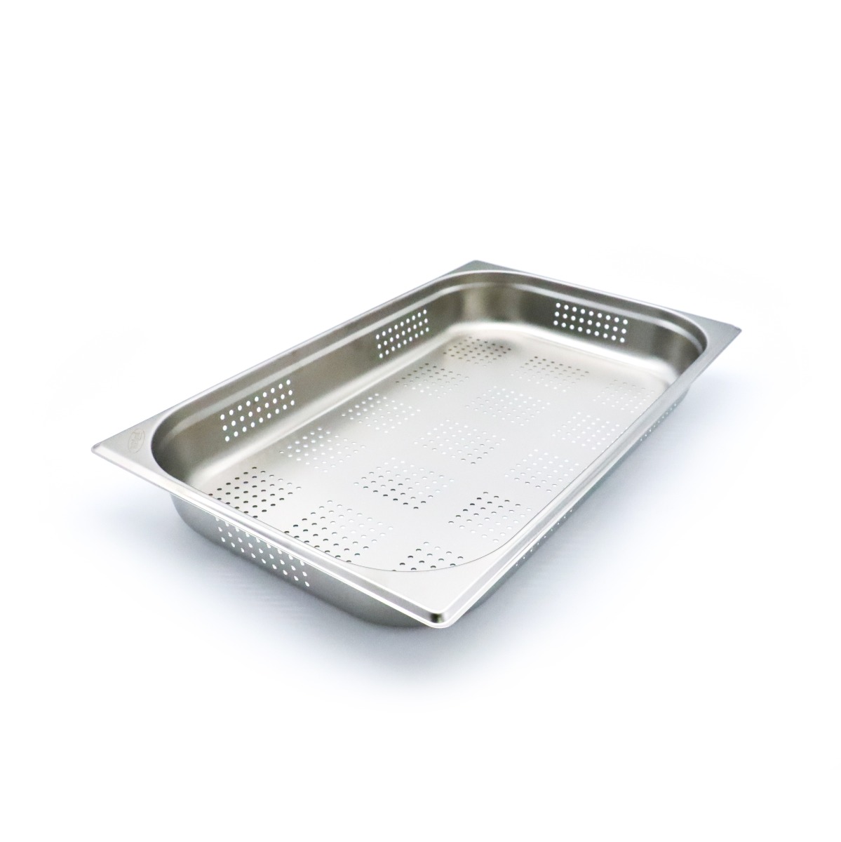 Gastronormkonteiner 1/1 GN - perforeeritud - 6,5cm sügavus - 53 x 32,5cm - roostevaba teras