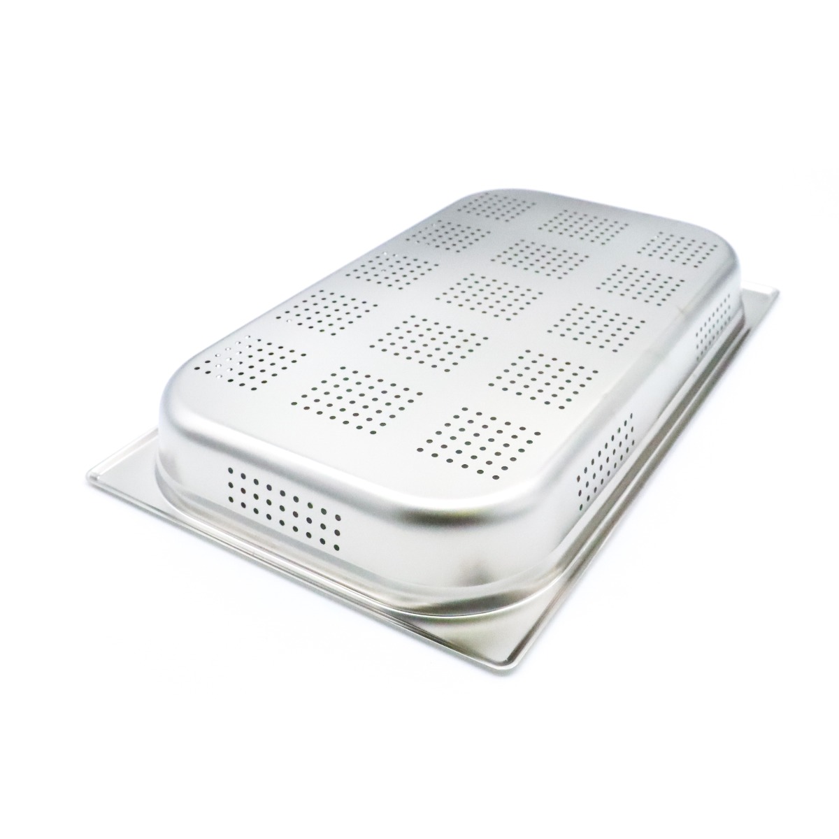 Gastronormkonteiner 1/1 GN - perforeeritud - 6,5cm sügavus - 53 x 32,5cm - roostevaba teras