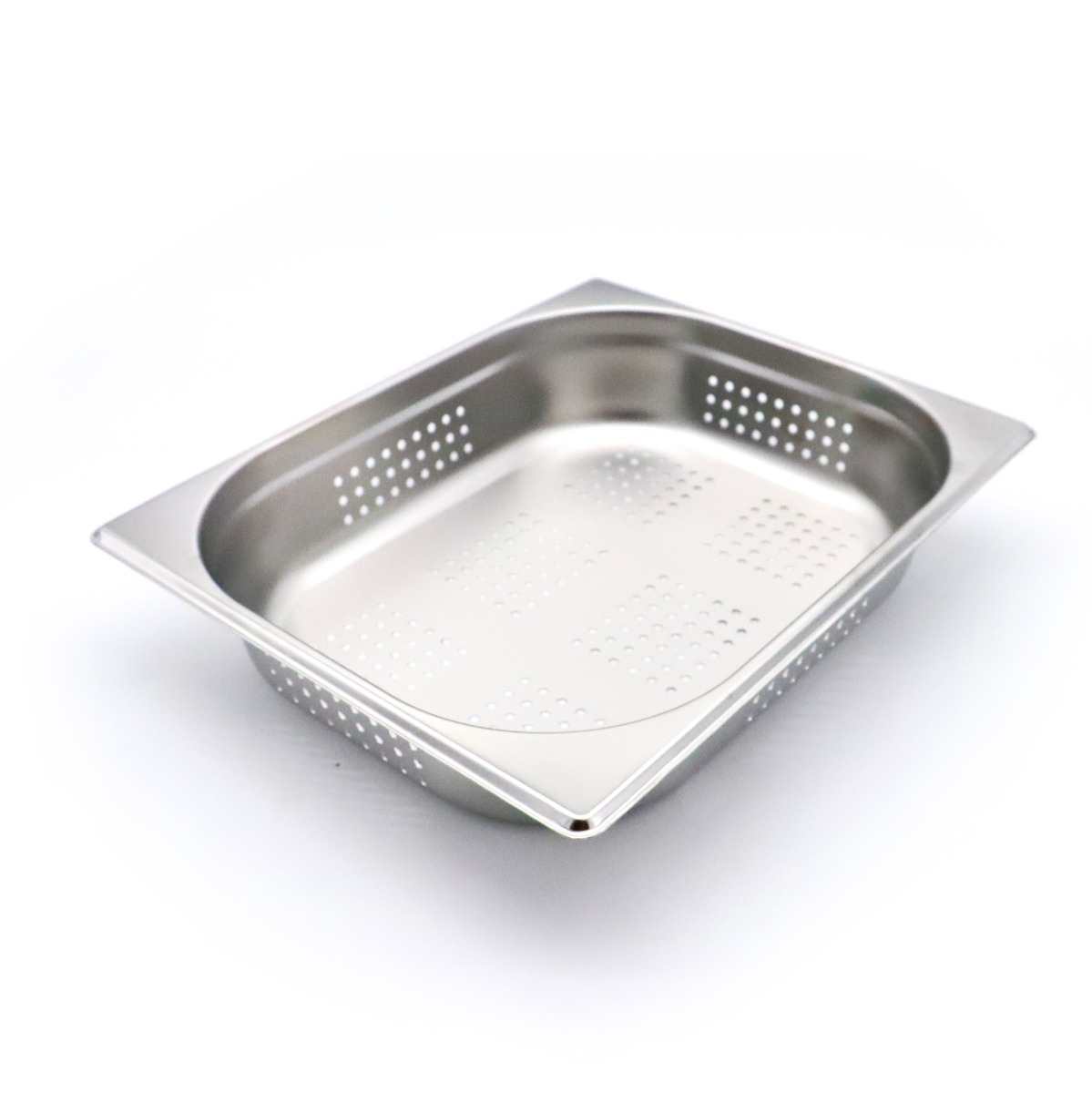 Gastronormkonteiner 1/2 GN - perforeeritud - 6,5cm sügavus - 32,5 x 26,5cm - roostevaba teras