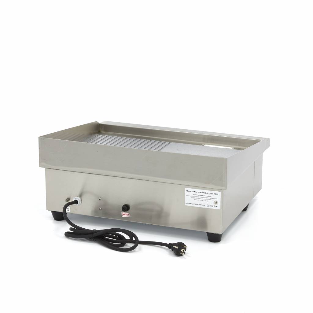 Griddle - Half Grooved - 55 cm - incl Drip Tray - Image 4