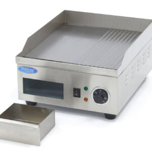 Griddle - Half Grooved - 36cm - incl Drip Tray