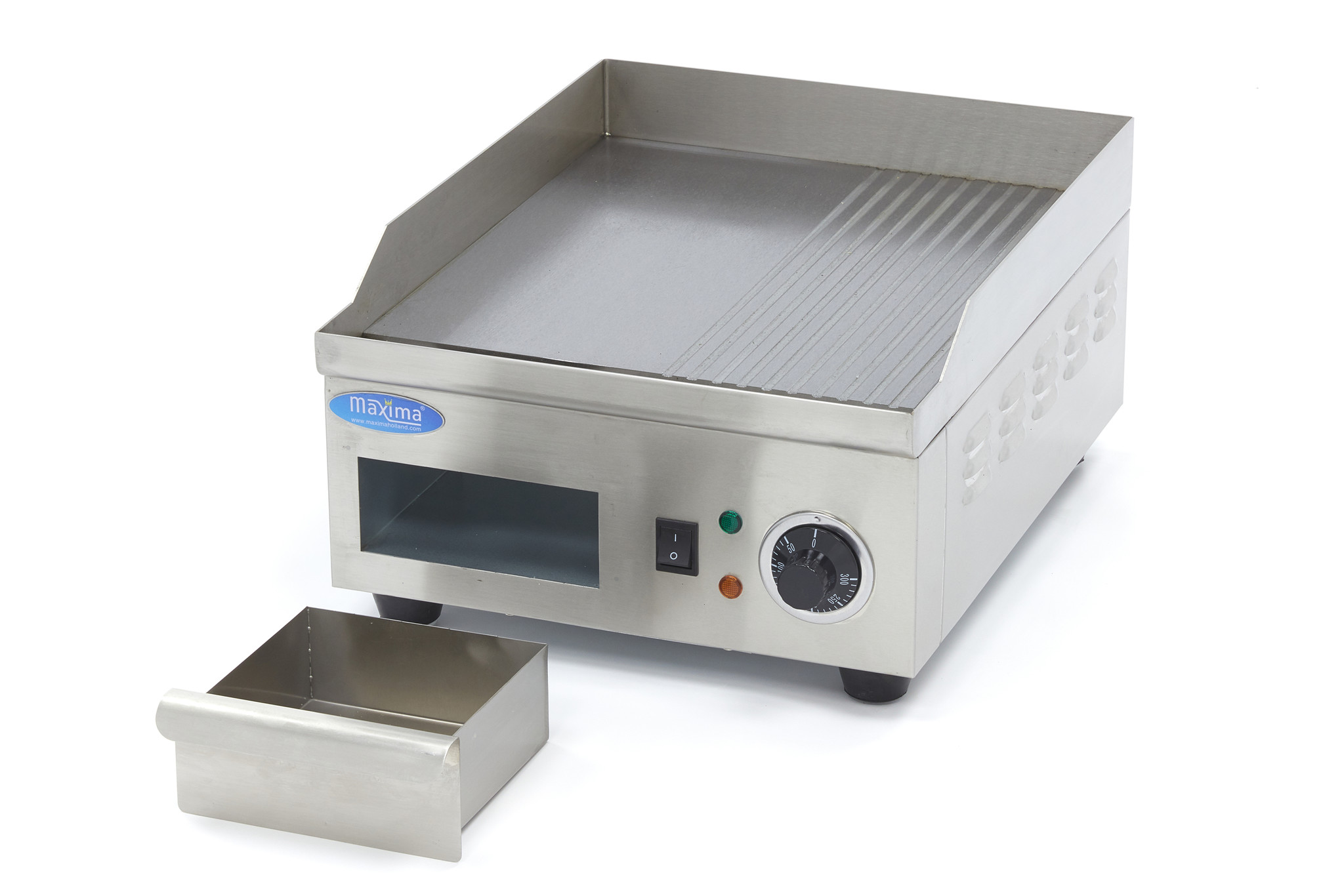 Griddle - Half Grooved - 36cm - incl Drip Tray - Image 6