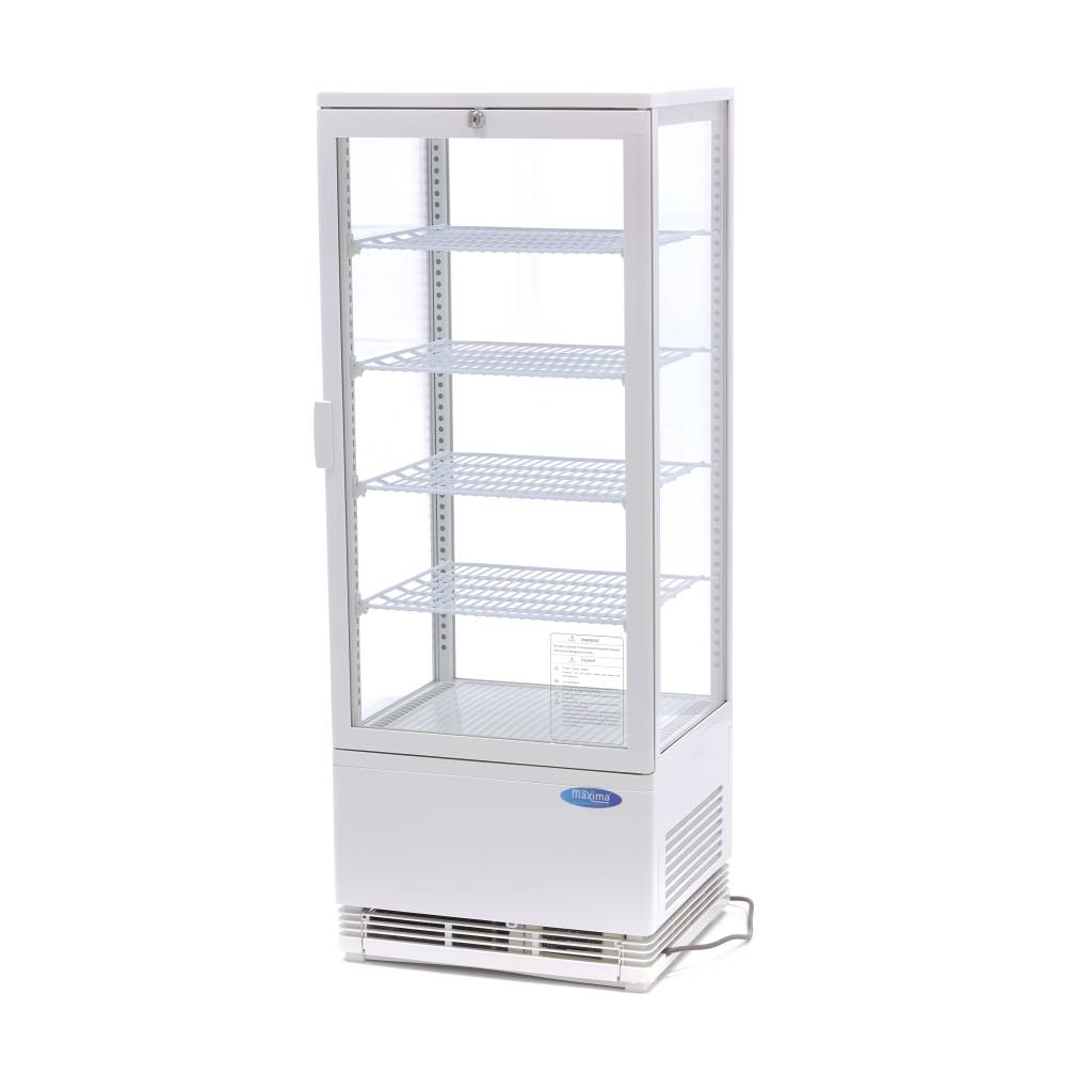 Külmvitriin 43cm - 98L - valge