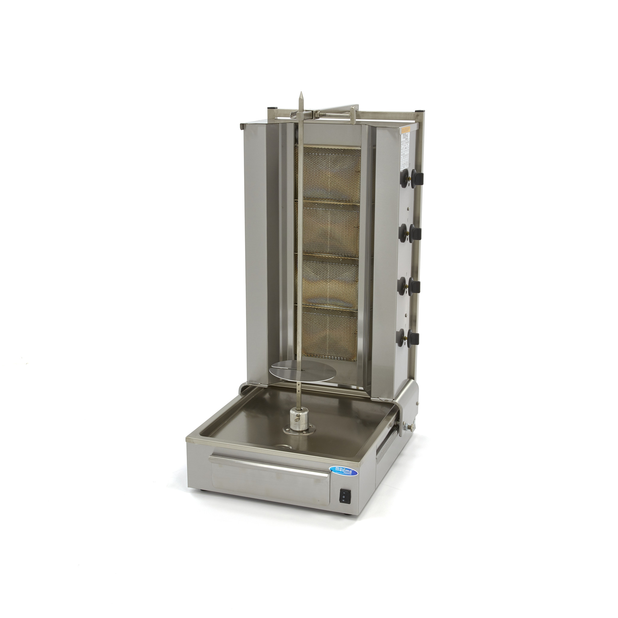 Kebabgrill gaasiga - 4 põletit - 70kg liha