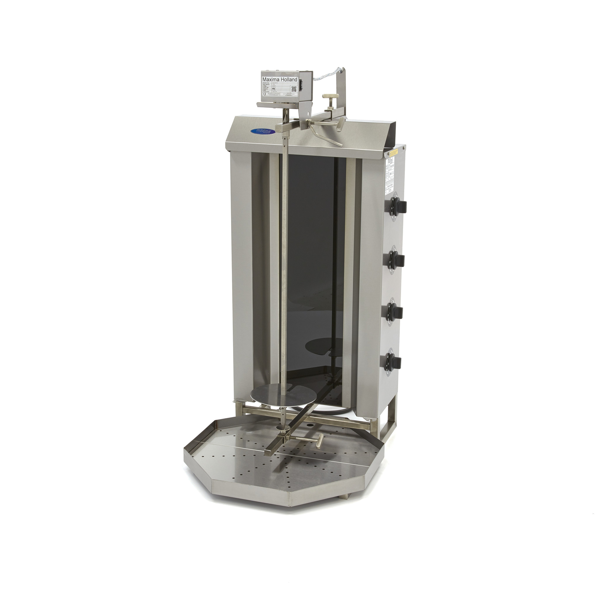 Elektriline kebabgrill - 4 põletit - 50kg liha