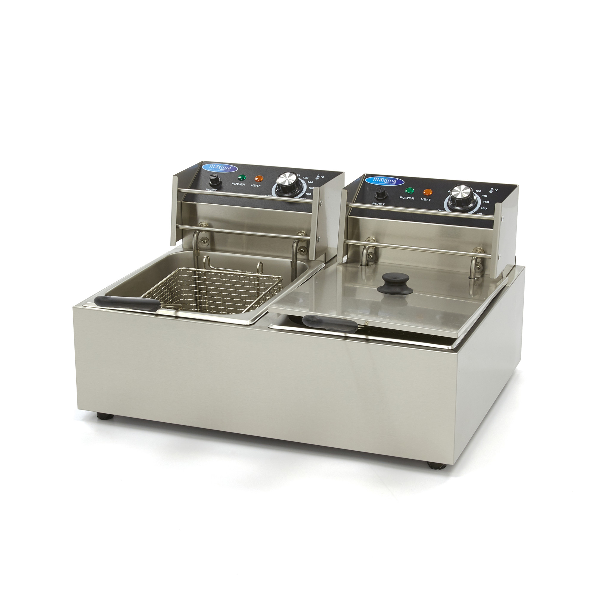 Fritüür - 2 x 6 l - 2 korvi - kuni 2,4 kg friikartuleid