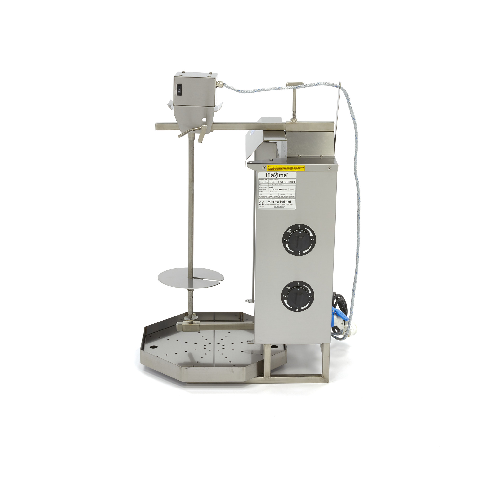 Elektriline kebabgrill - 2 põletit - 20kg liha - Image 3